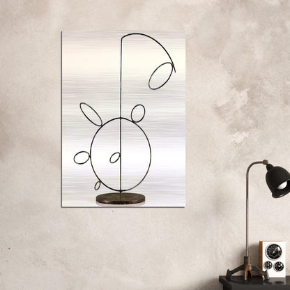 Stabile - 1954 1 - Lolo Soldevilla Brushed Aluminum Print - 70x100 cm / 28x40 inches | Lolo Soldevilla Aluminum Print | Lolo Soldevilla Prints