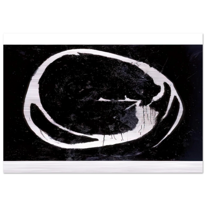 Untitled - 1962 - Jiro Yoshihara Brushed Aluminum Print - 70x100 cm / 28x40 inches | Jiro Yoshihara Aluminum Print | Jiro Yoshihara Prints