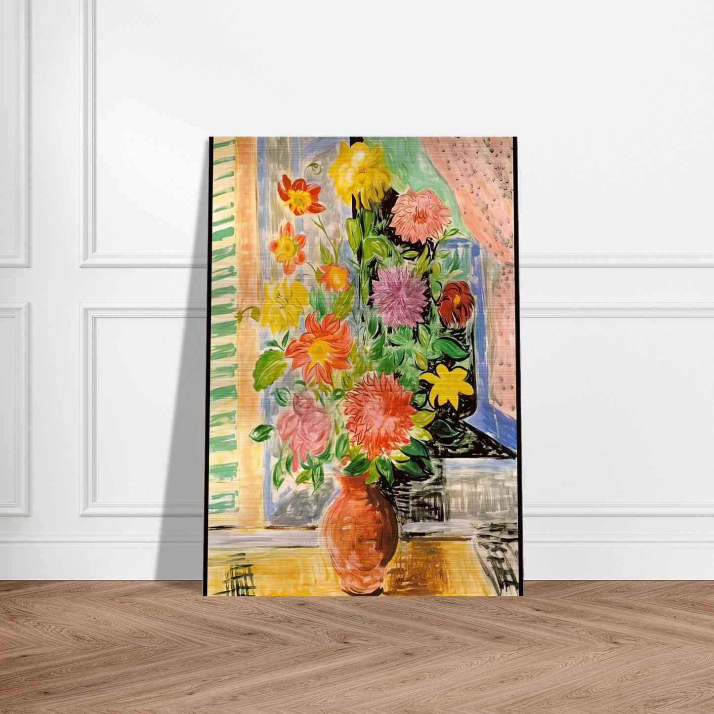 GRAND BOUQUET - Moise Kisling Brushed Aluminum Print - 70x100 cm / 28x40 inches | Moise Kisling Aluminum Print | Moise Kisling Prints