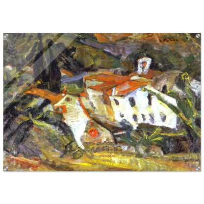 CERET LANSCAPE - Chaim Soutine Acrylic Print - 70x100 cm / 28x40″ inches