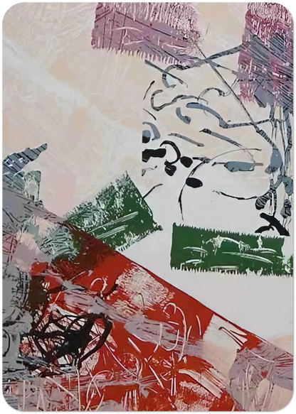Lithograph 1968 By Jean-Paul Riopelle Pack of 10 Post Cards | Jean-Paul Riopelle Post Cards | A6 (10.5 x 14.8 cm) - 4.1 x 5.8 inches