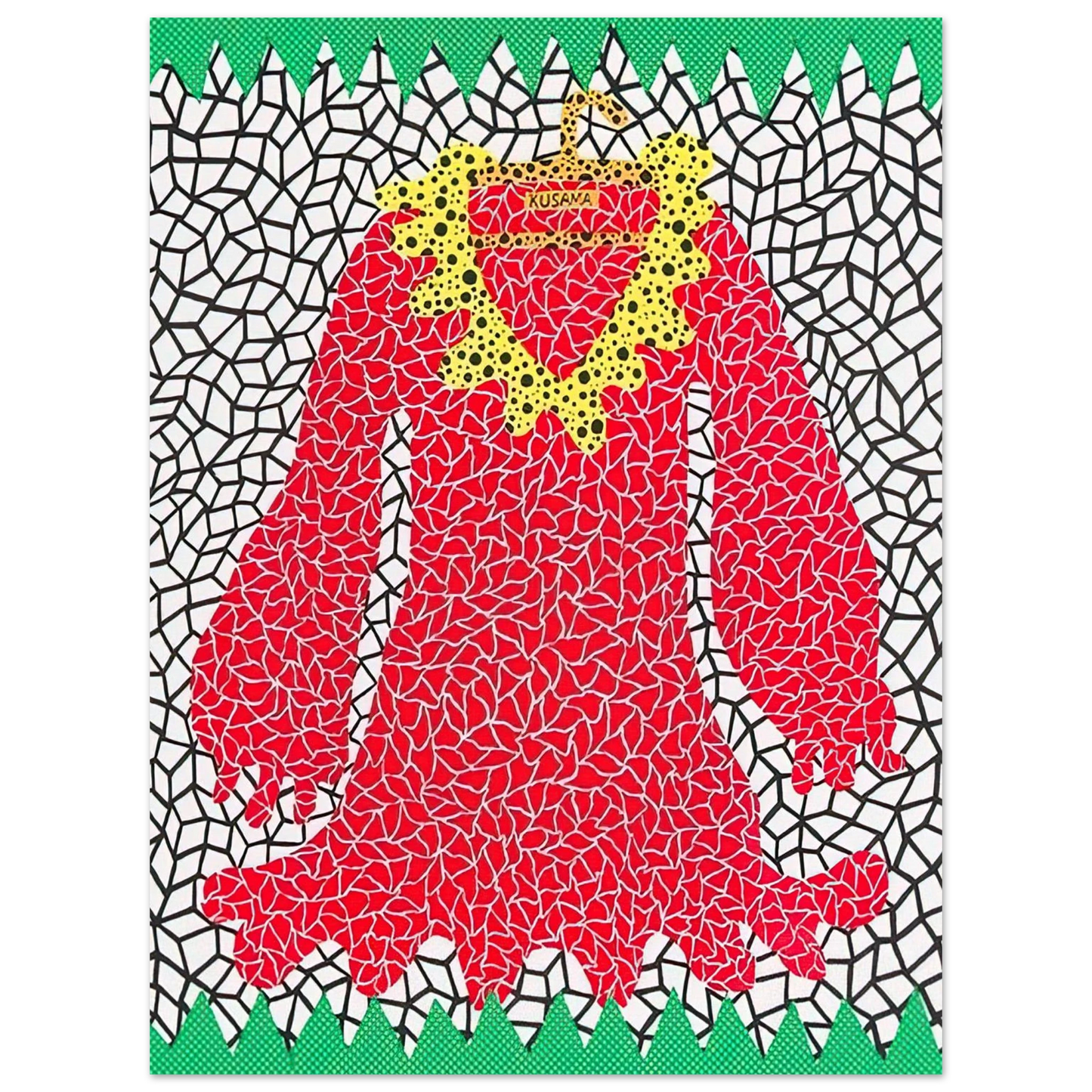 Yayoi Kusama - DRESS 1982 Fine Art Poster