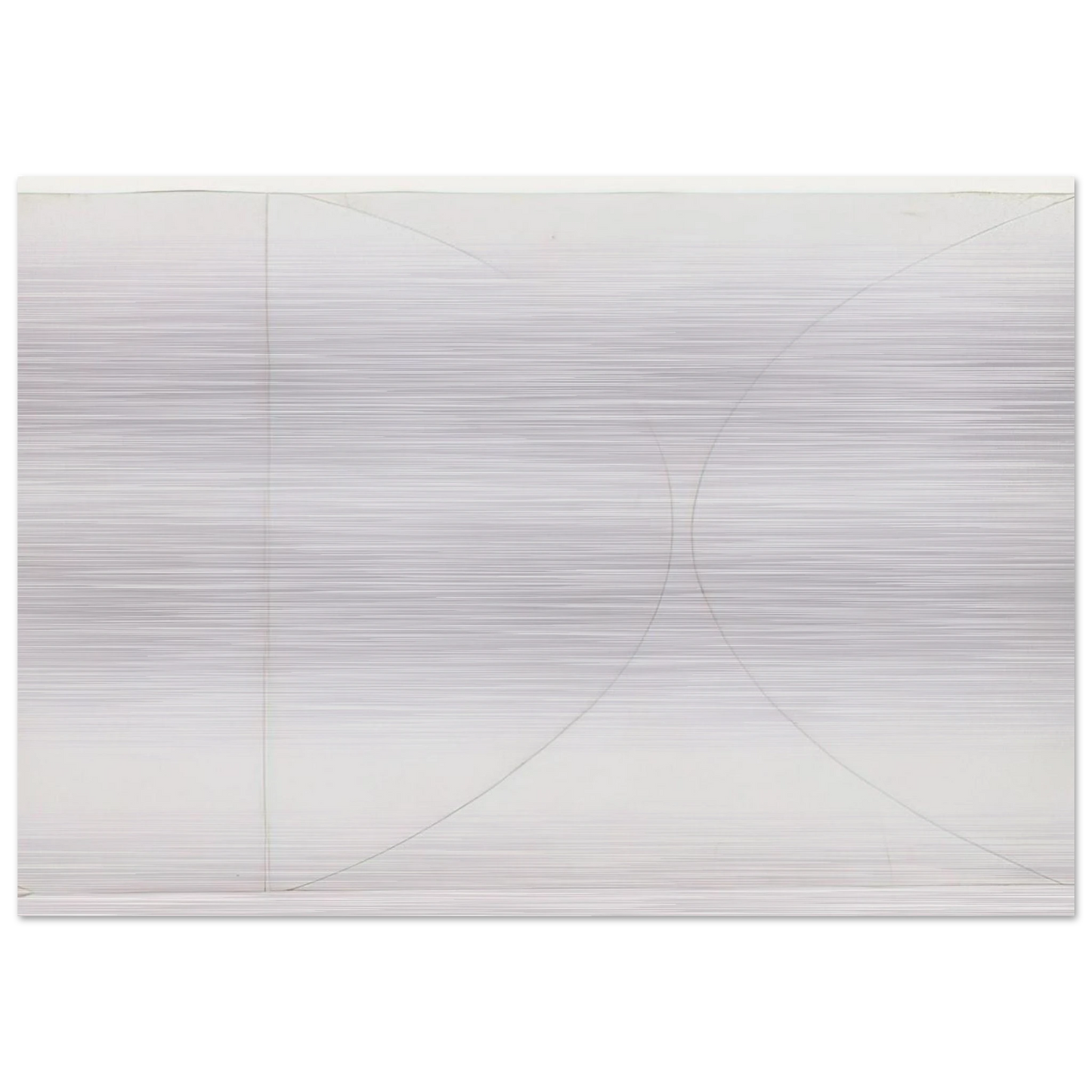 White on White - Ellsworth Kelly Brushed Aluminum Print - 70x100 cm / 28x40 inches | Ellsworth Kelly Aluminum Print | Ellsworth Kelly Prints