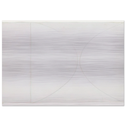 White on White - Ellsworth Kelly Brushed Aluminum Print - 70x100 cm / 28x40 inches | Ellsworth Kelly Aluminum Print | Ellsworth Kelly Prints