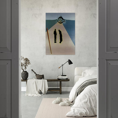 THE EYE OF THE ANGELUS - Salvador Dali Brushed Aluminum Print - 70x100 cm / 28x40 inches | Salvador Dali Aluminum Print | Salvador Dali Prints