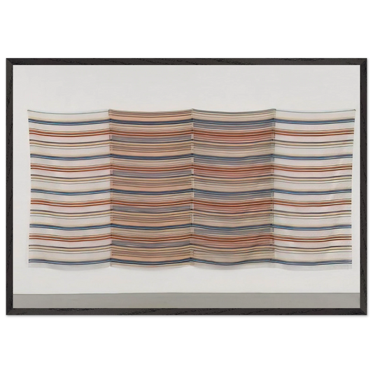 GEAR JAMMER 1976 - Robert Rauschenberg 70x100 cm / 28x40 inches Framed Art Print – Black Wooden Frame