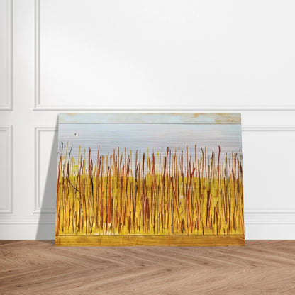 Campo di grano - 1984 - Mario Schifano Brushed Aluminum Print - 70x100 cm / 28x40 inches | Mario Schifano Aluminum Print | Mario Schifano Prints