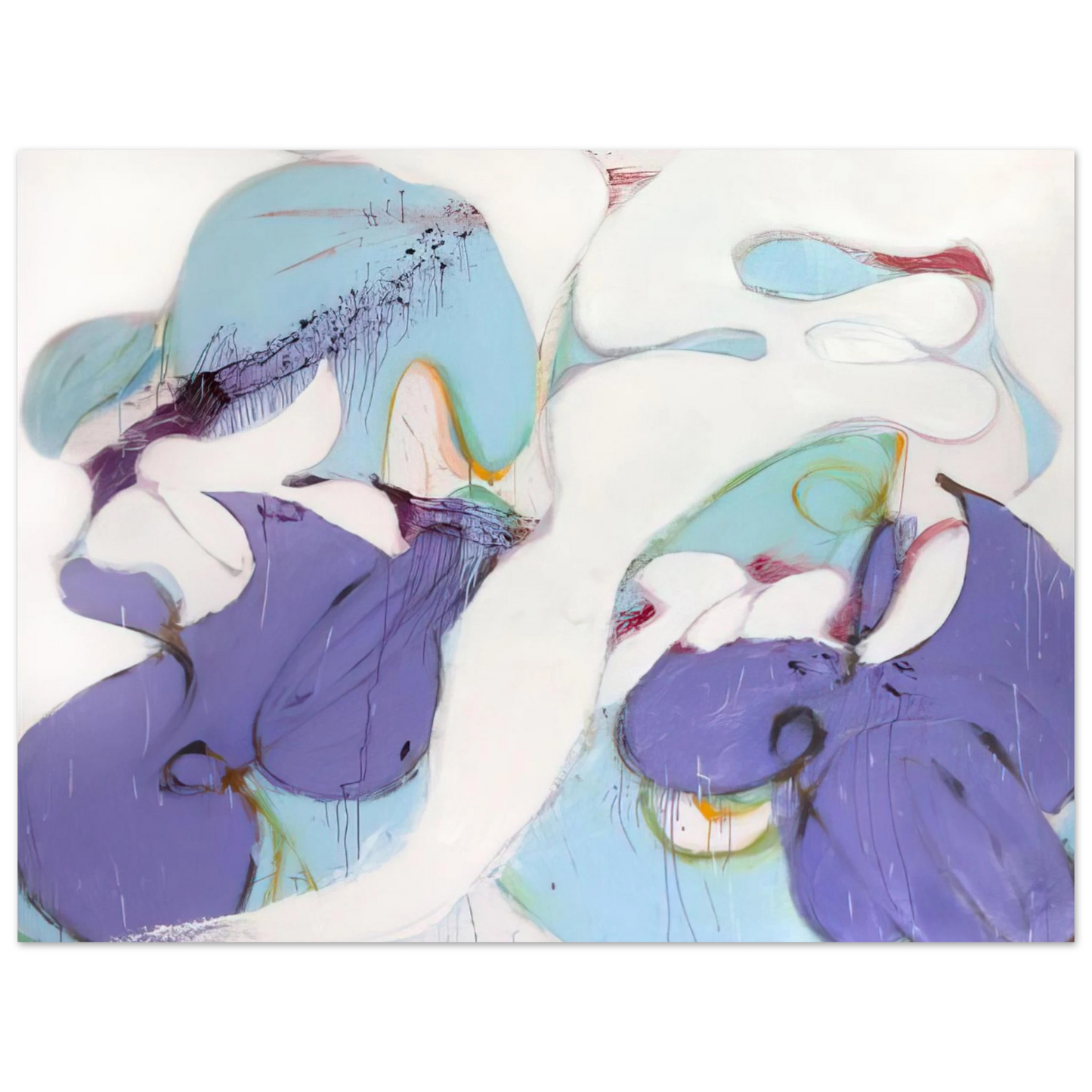 Norman Bluhm - Claudia - 1975  75x100 cm / 30x40inches Fine Art Poster
