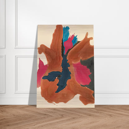 Pink Lady, 1963- - Helen Frankenthaler Brushed Aluminum Print - 70x100 cm / 28x40 inches | Helen Frankenthaler Aluminum Print | Helen Frankenthaler Prints