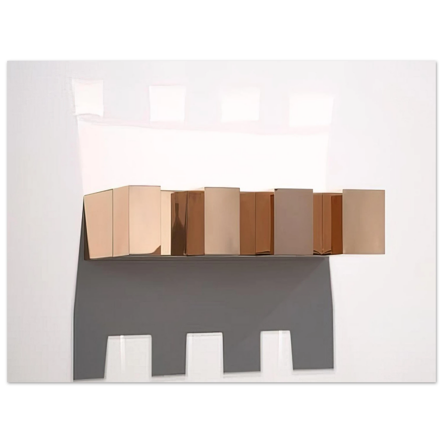 Donald Judd - Untitled 72-22 Bernstein - 1972  75x100 cm / 30x40inches Fine Art Poster