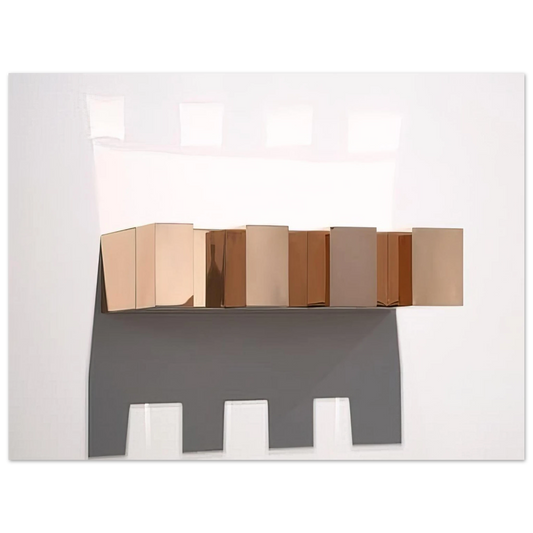Donald Judd - Untitled 72-22 Bernstein - 1972  75x100 cm / 30x40inches Fine Art Poster