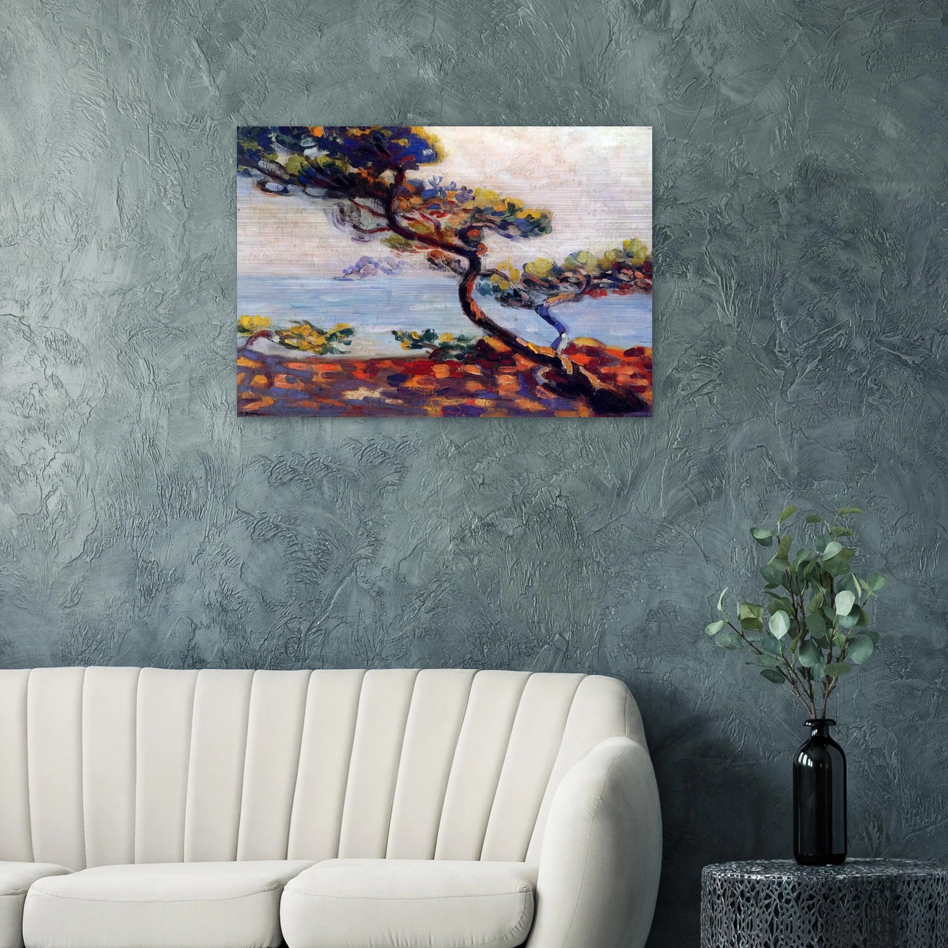 Dans le Midi - 1910 - Armand Guillaumin Brushed Aluminum Print - 70x100 cm / 28x40 inches | Armand Guillaumin Aluminum Print | Armand Guillaumin Prints