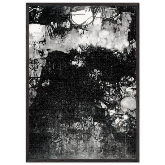 Untitled - 1951 N1 - Edward Corbett 70x100 cm / 28x40 inches Framed Art Print – Black Wooden Frame
