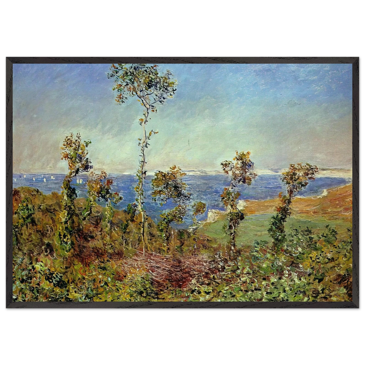 The Fonds at Varengeville - claude monet 70x100 cm / 28x40 inches Framed Art Print – Black Wooden Frame