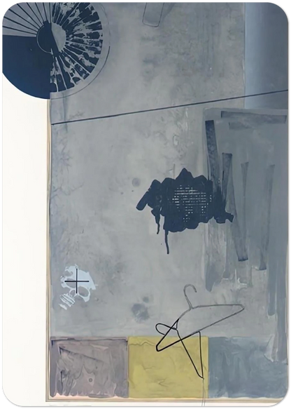 EVIAN By Jasper Johns Pack of 10 Post Cards | Jasper Johns Post Cards | A6 (10.5 x 14.8 cm) - 4.1 x 5.8 inches