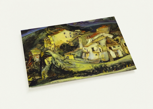 HOUSES OF CAGNES By Chaim Soutine Pack of 10 Post Cards | Chaim Soutine Post Cards | A6 (10.5 x 14.8 cm) - 4.1 x 5.8 inches