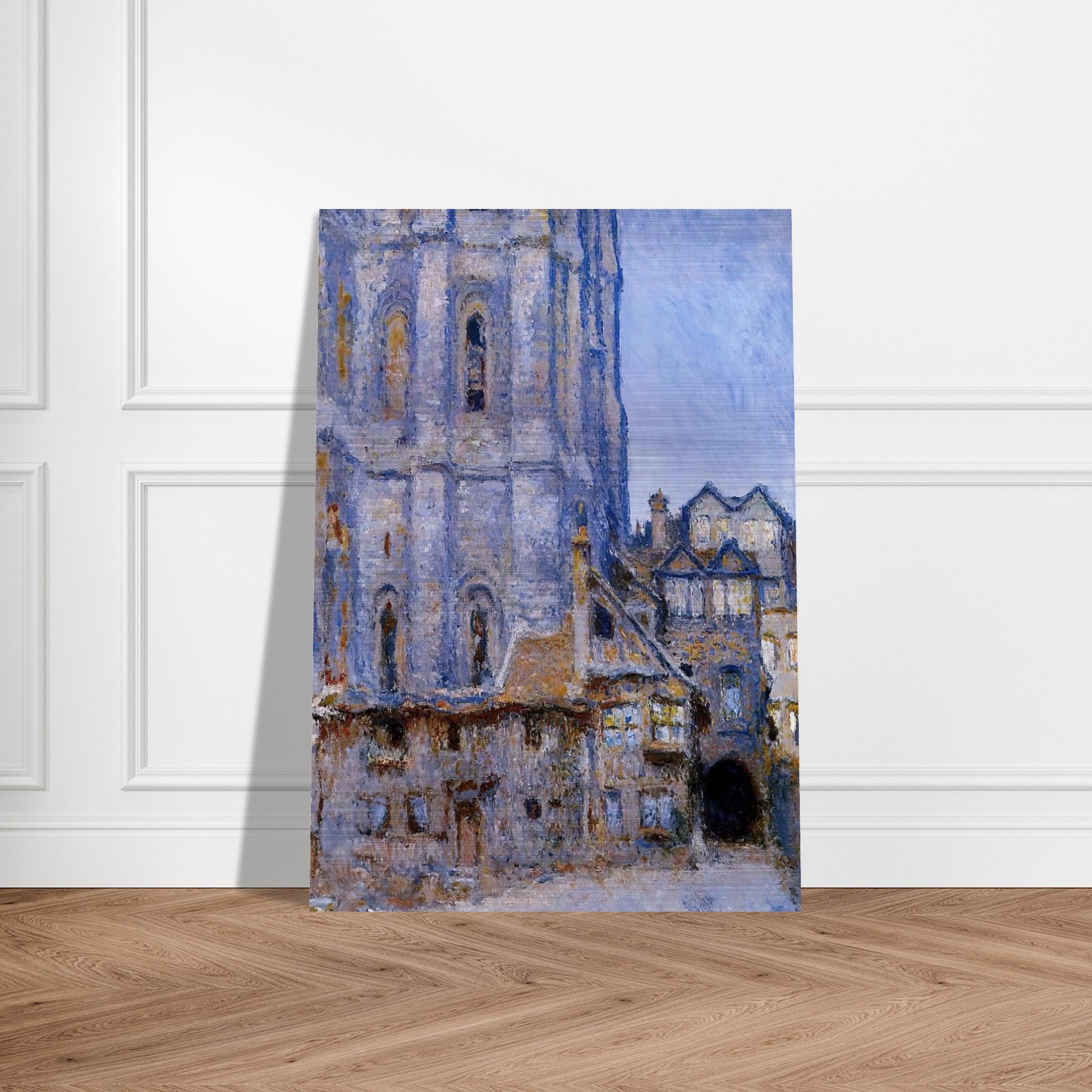 The Cour d'Albane - claude monet Brushed Aluminum Print - 70x100 cm / 28x40 inches | claude monet Aluminum Print | claude monet Prints