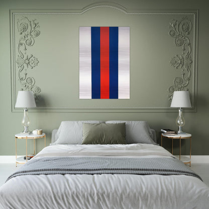 Voice of Fire - Barnett Newman Brushed Aluminum Print - 70x100 cm / 28x40 inches | Barnett Newman Aluminum Print | Barnett Newman Prints