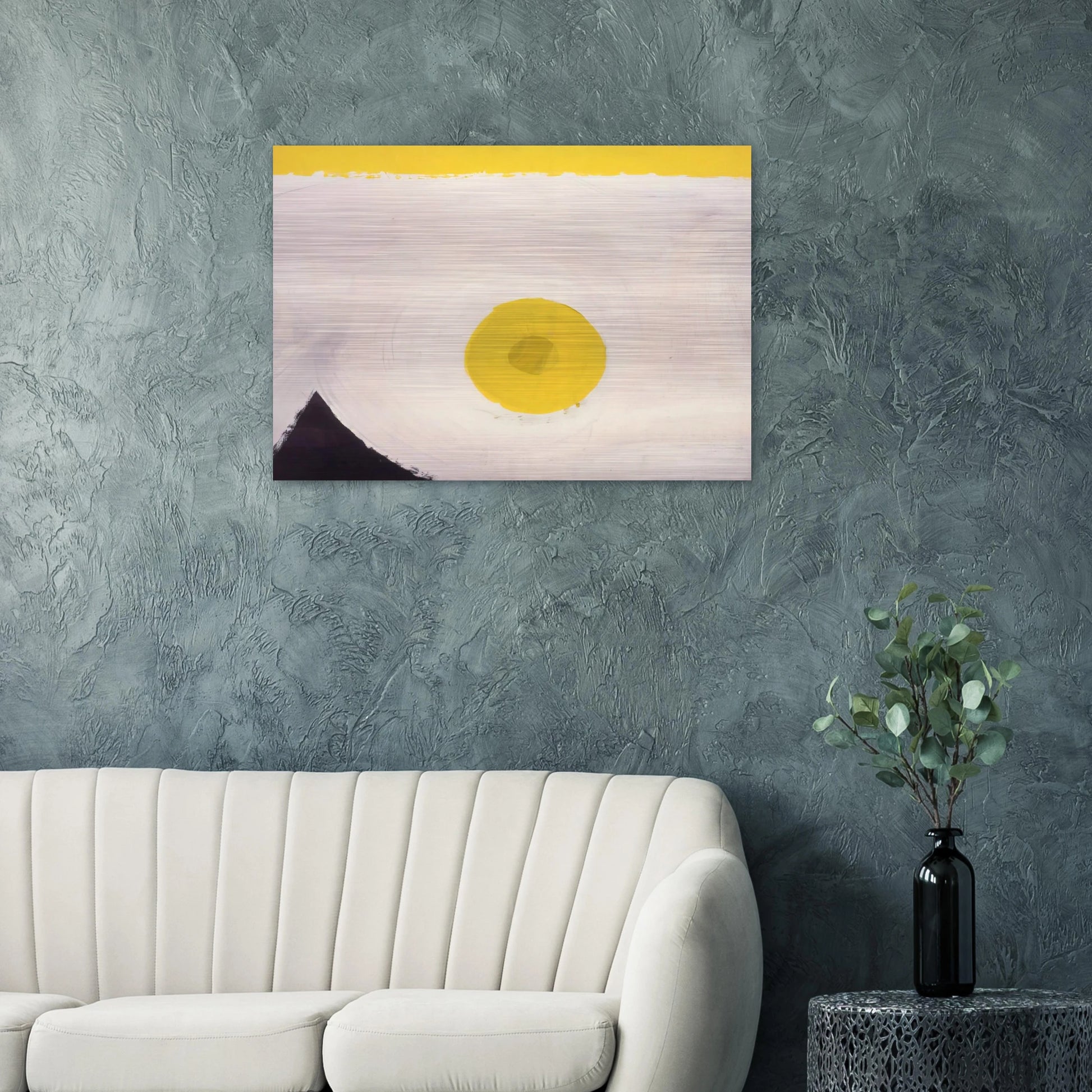 Untitled  F 60-1  - Al Held Brushed Aluminum Print - 70x100 cm / 28x40 inches | Al Held Aluminum Print | Al Held Prints