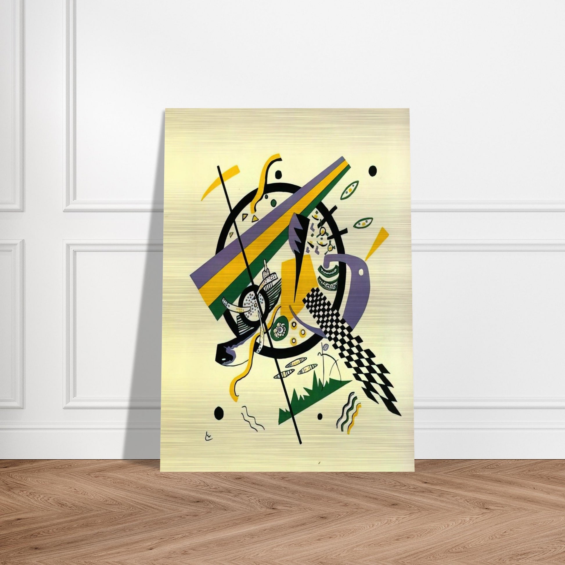 SMALL WORLDS IV 1922 - Wassily Kandinsky Brushed Aluminum Print - 70x100 cm / 28x40 inches | Wassily Kandinsky Aluminum Print | Wassily Kandinsky Prints