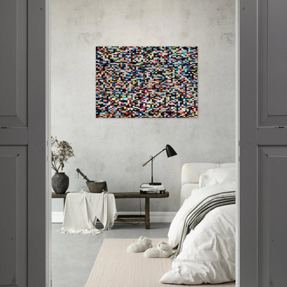 4096 COLOURS 1974 - Gerhard Richter Brushed Aluminum Print - 70x100 cm / 28x40 inches | Gerhard Richter Aluminum Print | Gerhard Richter Prints