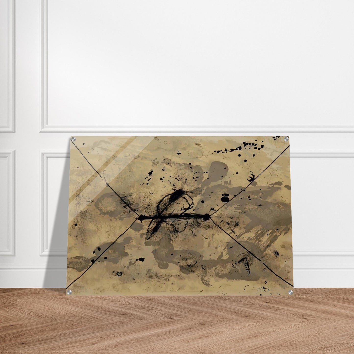 L ENVELOPPE 1968 - Antoni Tapies Acrylic Print - 70x100 cm / 28x40″ inches | Antoni Tapies Wall Art | Antoni Tapies Prints