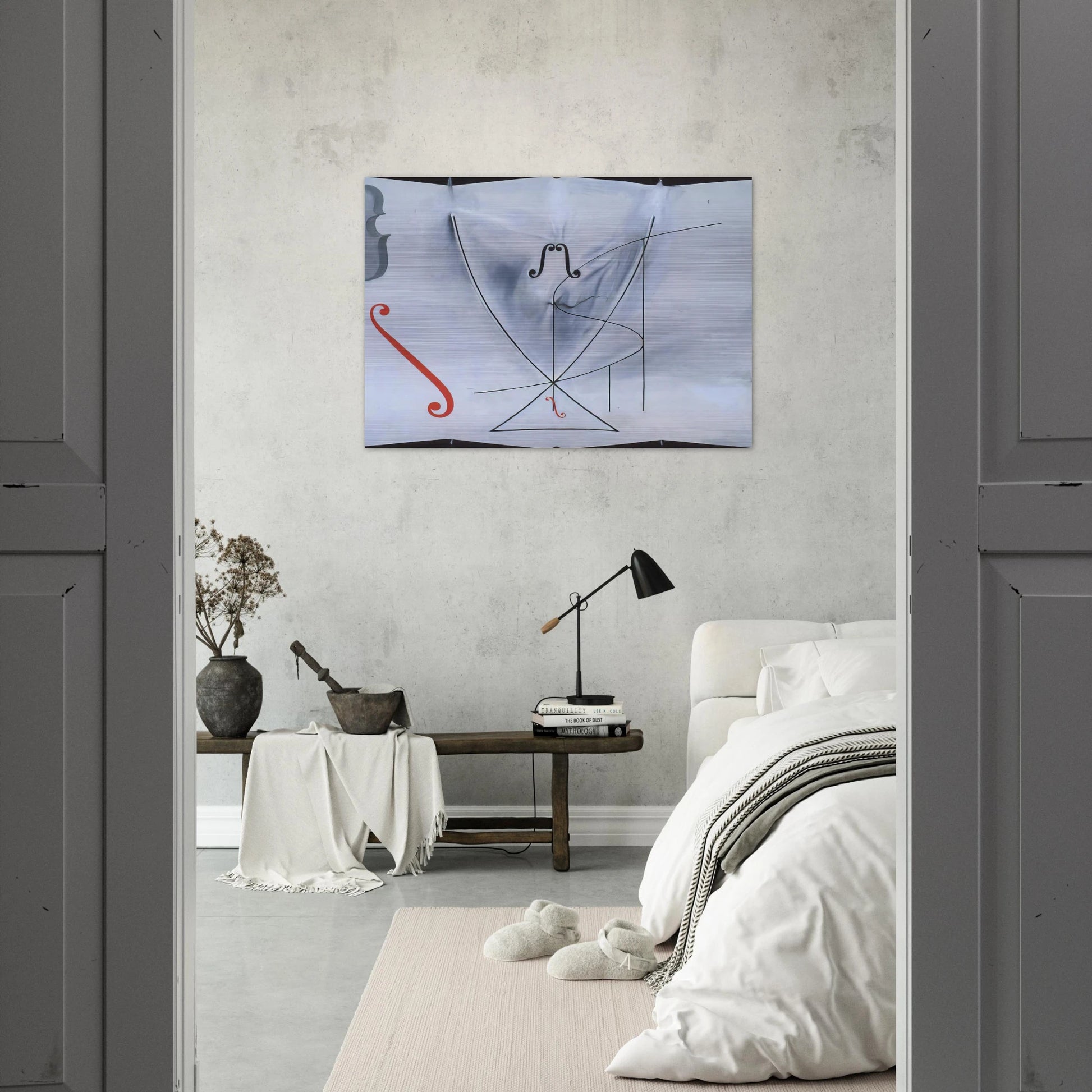 THE SWALLOW S TAIL - Salvador Dali Brushed Aluminum Print - 70x100 cm / 28x40 inches | Salvador Dali Aluminum Print | Salvador Dali Prints