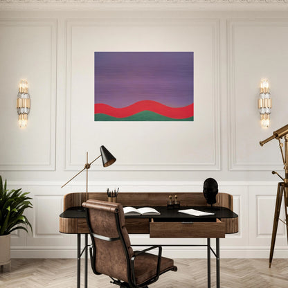 Out - Al Held Brushed Aluminum Print - 70x100 cm / 28x40 inches | Al Held Aluminum Print | Al Held Prints