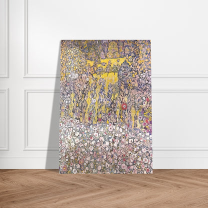 HORTICULTURAL LANDSCAPE WITH A HILLTOP - Gustav Klimt Brushed Aluminum Print - 70x100 cm / 28x40 inches | Gustav Klimt Aluminum Print | Gustav Klimt Prints