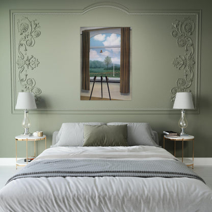 THE HUMAN CONDITION 1933 - Rene Magritte Brushed Aluminum Print - 70x100 cm / 28x40 inches | Rene Magritte Aluminum Print | Rene Magritte Prints