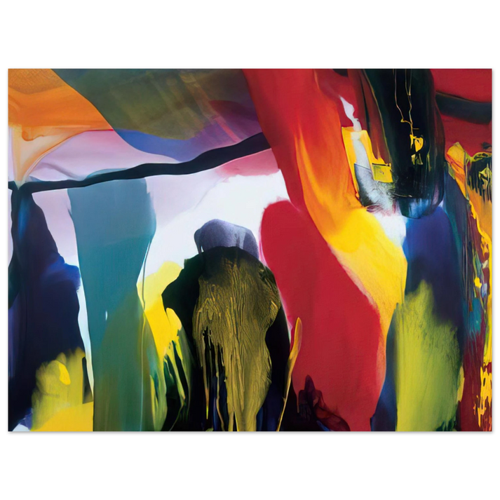 Paul Jenkins - Phenomena Solstice Encounter - 2003  75x100 cm / 30x40inches Fine Art Poster