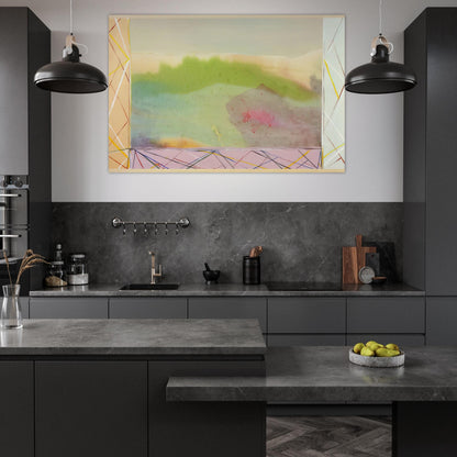 A Vision - 1988 - Ronnie Landfield Art Prints - 100x150 cm / 40x60″ inches | Ronnie Landfield Poster | Ronnie Landfield Prints