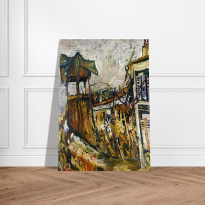 PARISIAN SUBURB - Chaim Soutine Brushed Aluminum Print - 70x100 cm / 28x40 inches | Chaim Soutine Aluminum Print | Chaim Soutine Prints