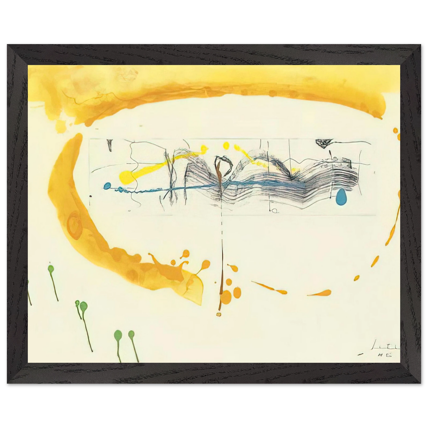 Helen Frankenthaler - Making Music - 2000 Wall art - 27x35 cm / 11x14 inches - Fine Art Poster-canvas - -