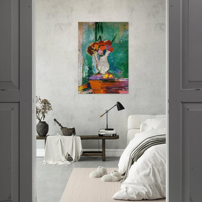 FLOWERS 1907 - Henri Matisse Brushed Aluminum Print - 70x100 cm / 28x40 inches | Henri Matisse Aluminum Print | Henri Matisse Prints