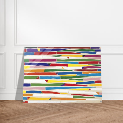 Composite - Color Field Painting - Piero Dorazio Acrylic Print - 70x100 cm / 28x40″ inches