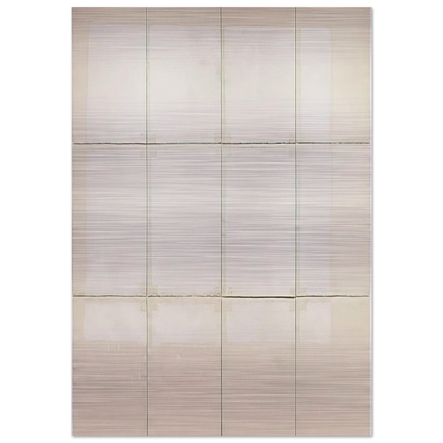 Classico 5 - Robert Ryman Brushed Aluminum Print - 70x100 cm / 28x40 inches | Robert Ryman Aluminum Print | Robert Ryman Prints