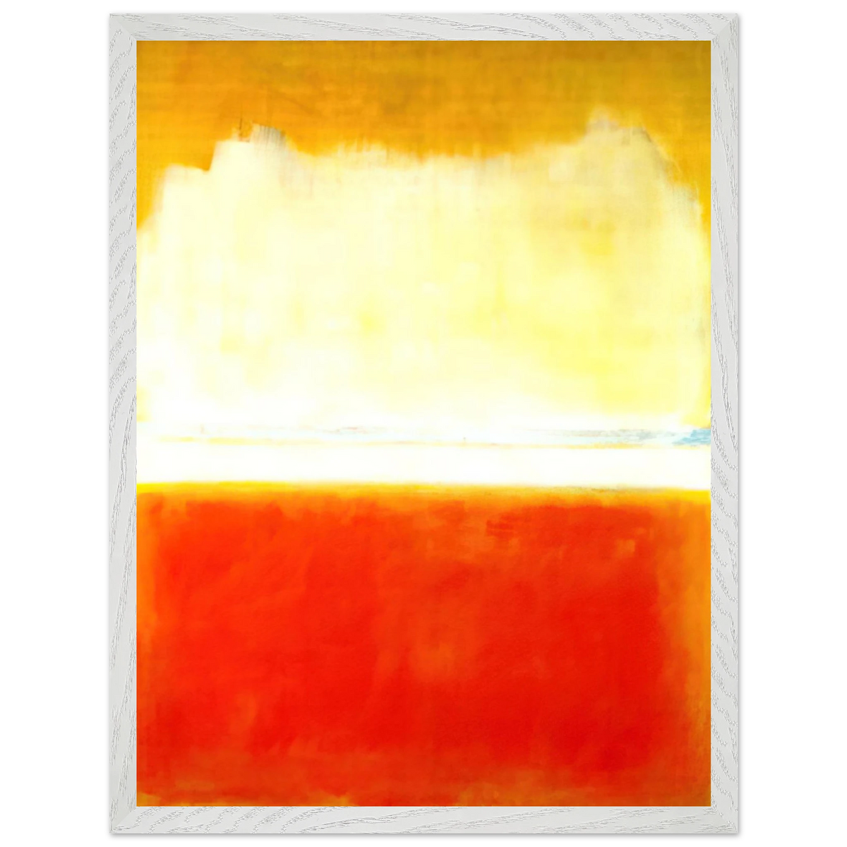 Mark Rothko - No.8 - 1952 Wall Art - 21x29.7 cm / 8x12" - Premium Wooden Framed Poster With Fine Art Paper-canvas - Wood frame