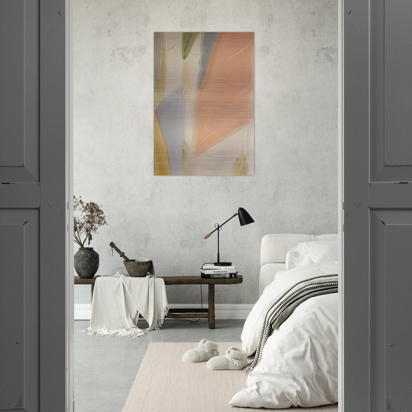Untitled - 1987 - Larry Zox Brushed Aluminum Print - 70x100 cm / 28x40 inches | Larry Zox Aluminum Print | Larry Zox Prints