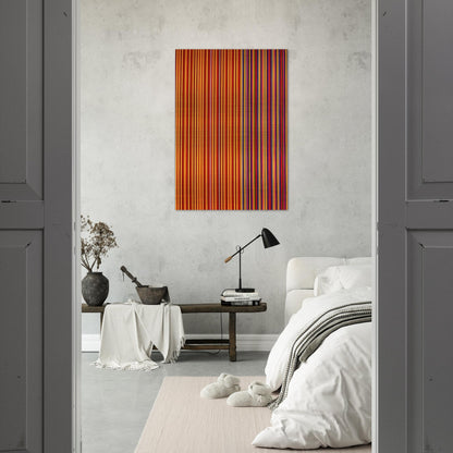 Equinox - 1965 - Gene Davis Brushed Aluminum Print - 70x100 cm / 28x40 inches | Gene Davis Aluminum Print | Gene Davis Prints