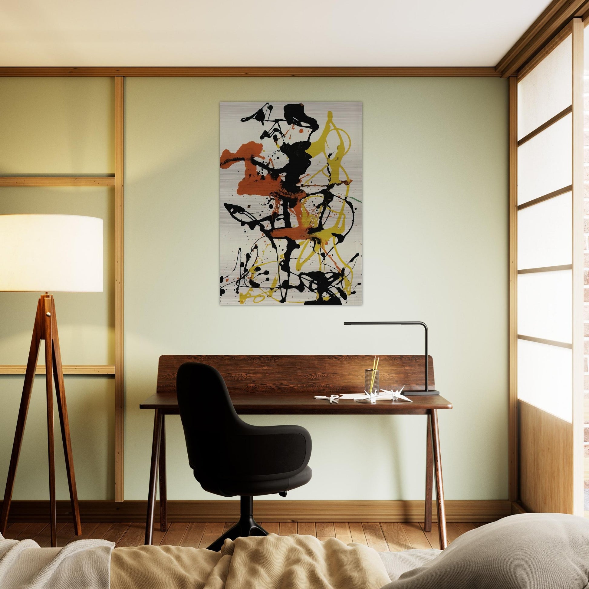 NUMBER 26 1949 - Jackson Pollock Brushed Aluminum Print - 70x100 cm / 28x40 inches | Jackson Pollock Aluminum Print | Jackson Pollock Prints