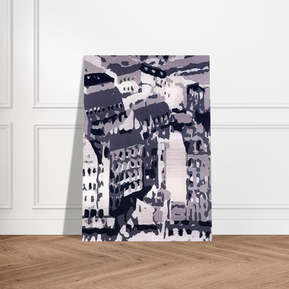 TOWNSCAPE 1969 2 - Gerhard Richter Brushed Aluminum Print - 70x100 cm / 28x40 inches | Gerhard Richter Aluminum Print | Gerhard Richter Prints