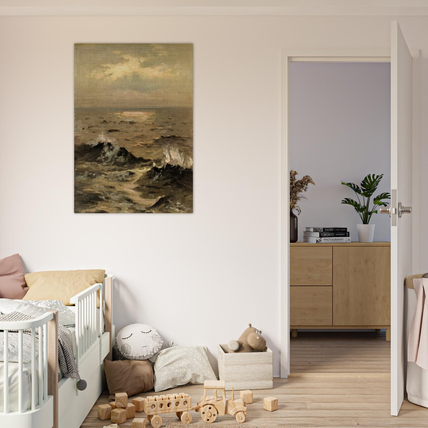 Seascape - John Singer Sargent Brushed Aluminum Print - 70x100 cm / 28x40 inches | John Singer Sargent Aluminum Print | John Singer Sargent Prints