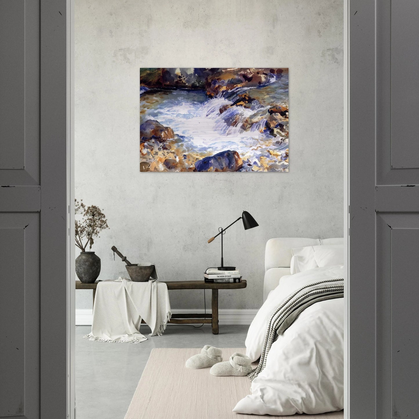In the Tyrol - John Singer Sargent Brushed Aluminum Print - 70x100 cm / 28x40 inches | John Singer Sargent Aluminum Print | John Singer Sargent Prints