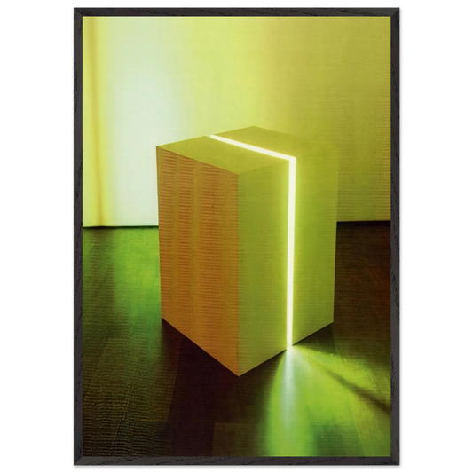 Verde - 1999 - Lygia Pape 70x100 cm / 28x40 inches Framed Art Print – Black Wooden Frame
