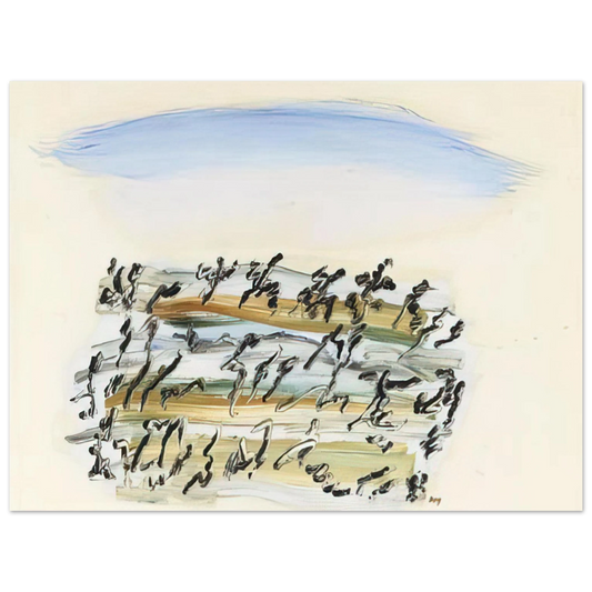 Henri Michaux - UNTITLED 4  75x100 cm / 30x40inches Fine Art Poster