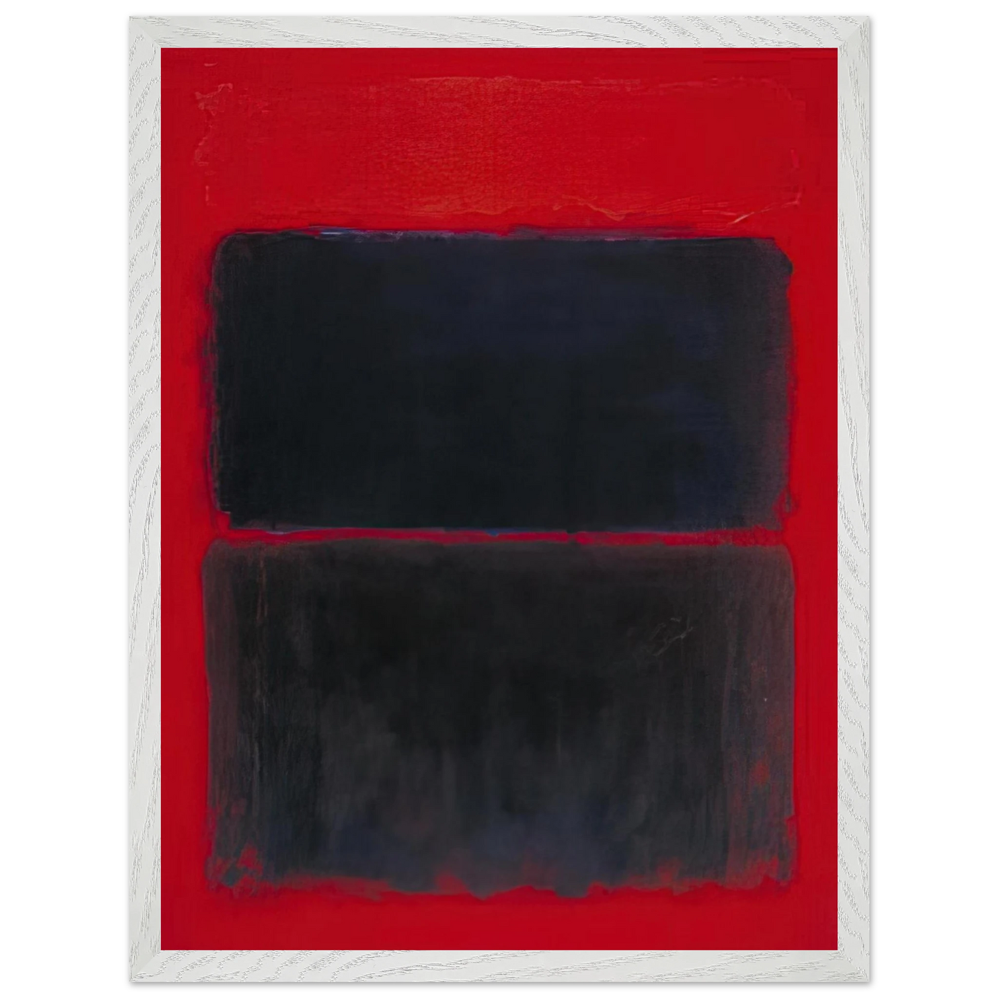 Mark Rothko - Light Red Over Black - 1957 Wall Art - 30x40 cm / 12x16 inches - Fine Art Poster-canvas - -