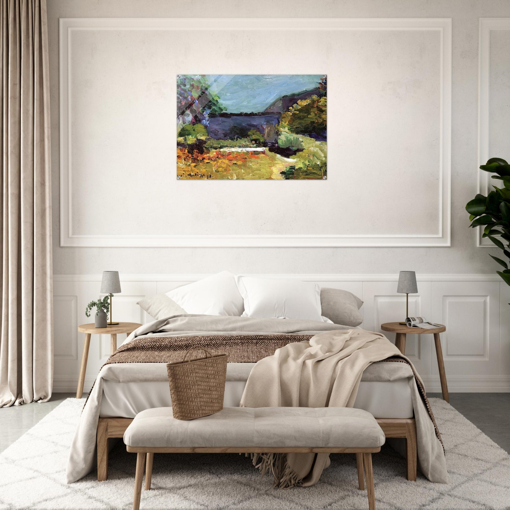 LANDSCAPE 1898 - Henri Matisse Acrylic Print - 70x100 cm / 28x40″ inches | Henri Matisse Wall Art | Henri Matisse Prints
