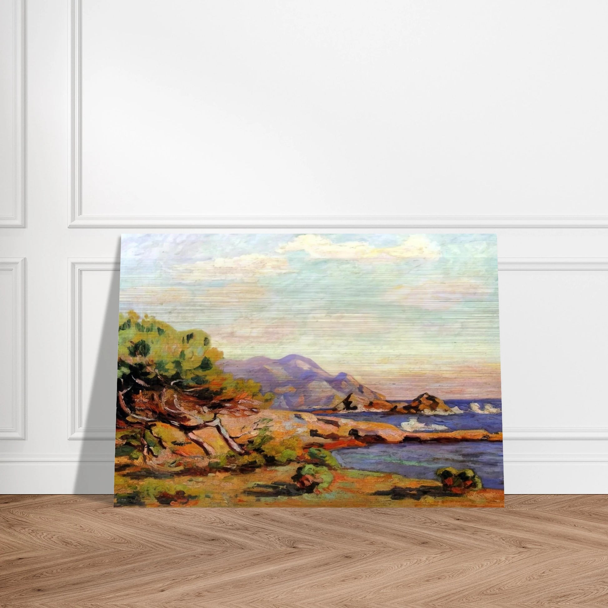 La Pointe du Lou Gaou - 1911 - Armand Guillaumin Brushed Aluminum Print - 70x100 cm / 28x40 inches | Armand Guillaumin Aluminum Print | Armand Guillaumin Prints