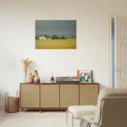 WHEAT 1960 - Fairfield Porter Brushed Aluminum Print - 70x100 cm / 28x40 inches | Fairfield Porter Aluminum Print | Fairfield Porter Prints